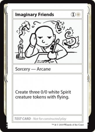 Imaginary Friends (2021 Edition) [Mystery Booster Playtest Cards] | Magic Magpie