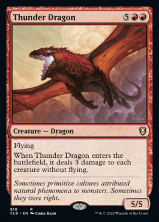 Thunder Dragon [Commander Legends: Battle for Baldur's Gate] | Magic Magpie