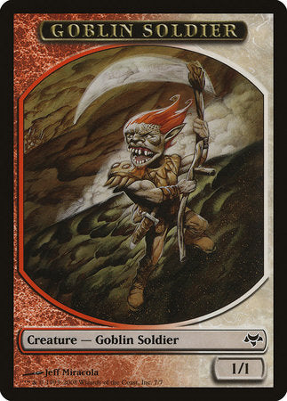 Goblin Soldier Token [Eventide Tokens] | Magic Magpie