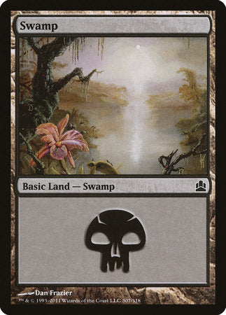 Swamp (307) [Commander 2011] | Magic Magpie