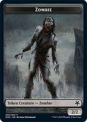 Zombie // Treasure Double-Sided Token [Game Night: Free-for-All Tokens] | Magic Magpie