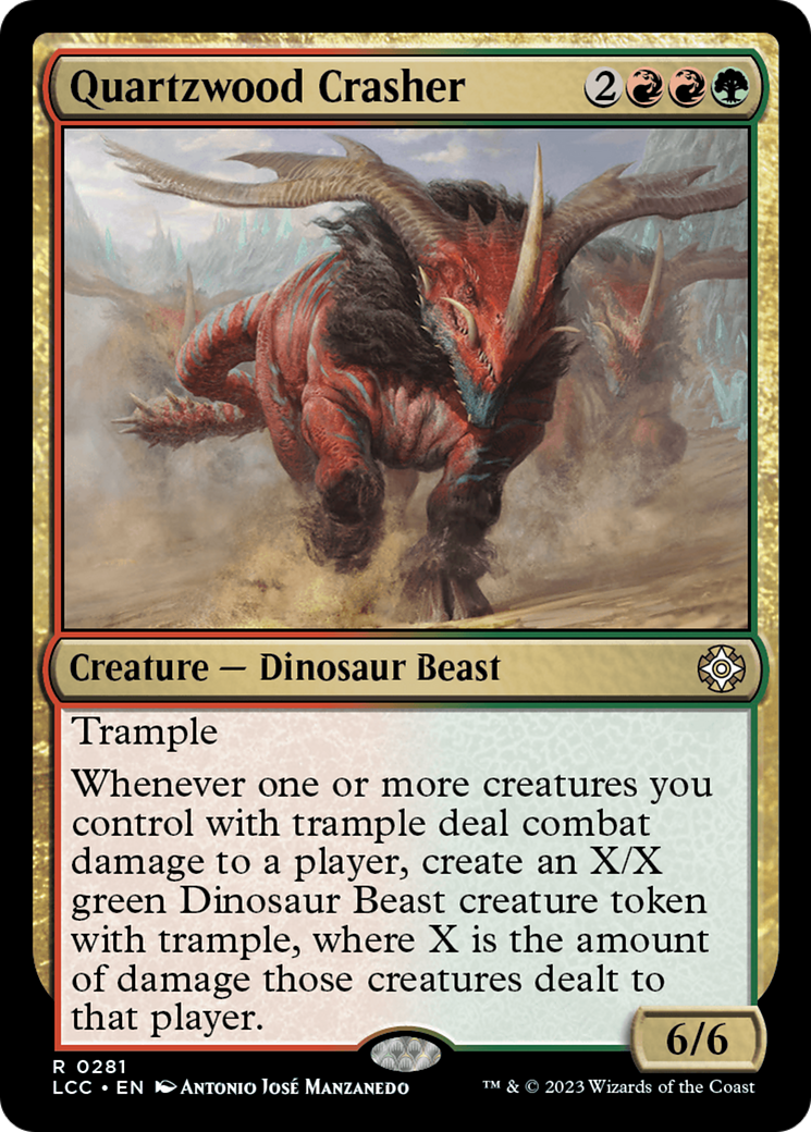 Quartzwood Crasher [The Lost Caverns of Ixalan Commander] | Magic Magpie