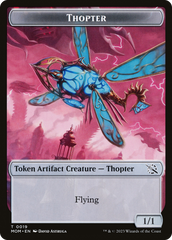 Thopter // Spirit (14) Double-Sided Token [March of the Machine Tokens] | Magic Magpie