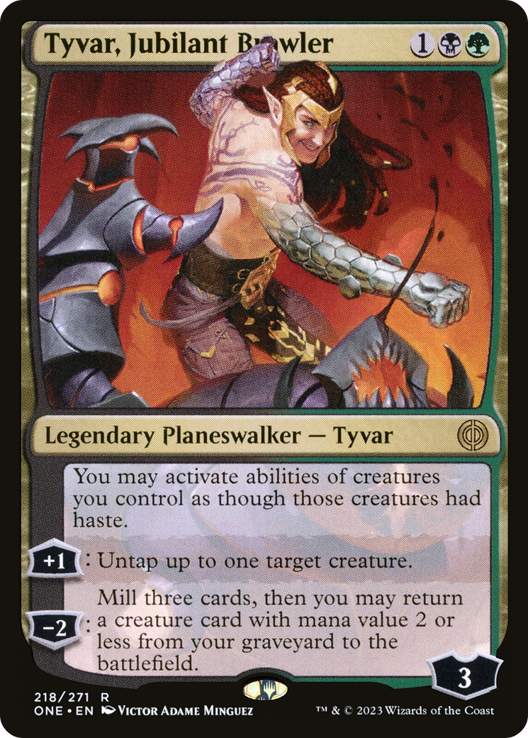 Tyvar, Jubilant Brawler [Phyrexia: All Will Be One] | Magic Magpie