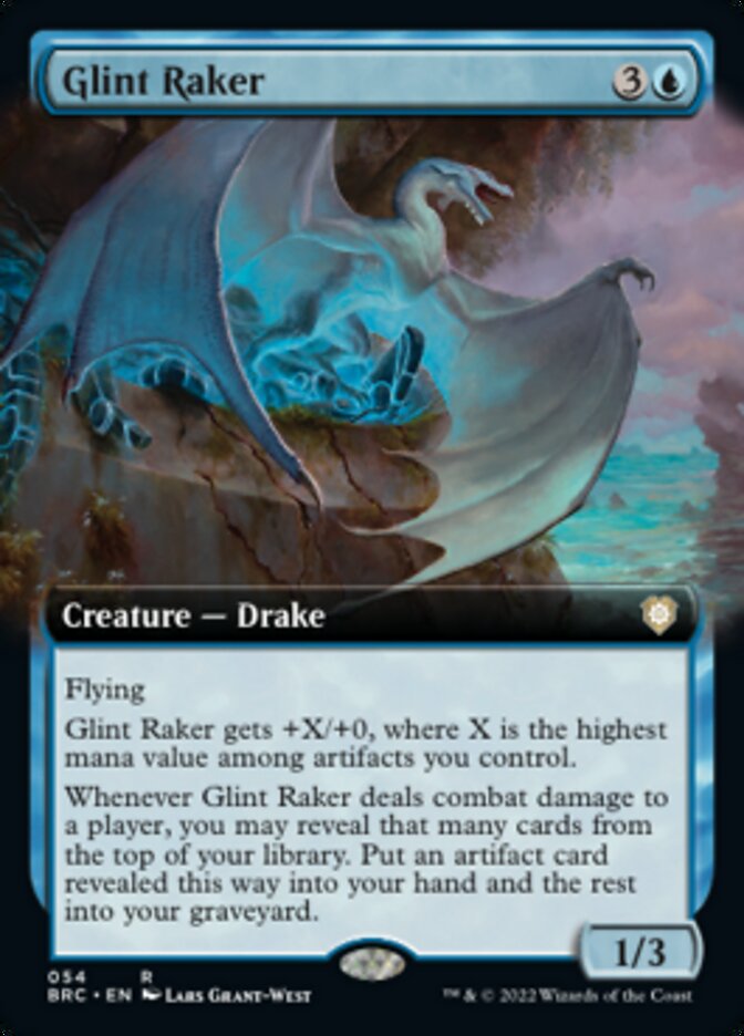 Glint Raker (Extended Art) [The Brothers' War Commander] | Magic Magpie