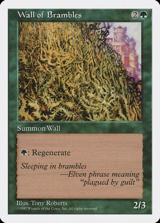 Wall of Brambles [Fifth Edition] | Magic Magpie