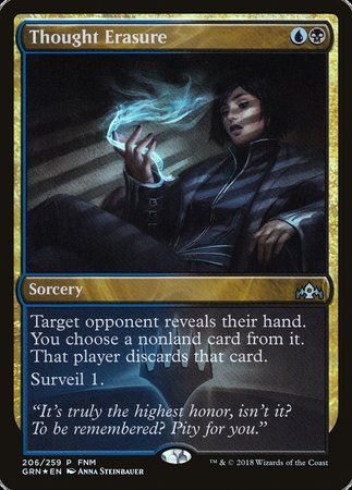 Thought Erasure [Guilds of Ravnica Promos] | Magic Magpie