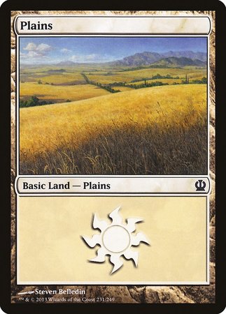 Plains (231) [Theros] | Magic Magpie