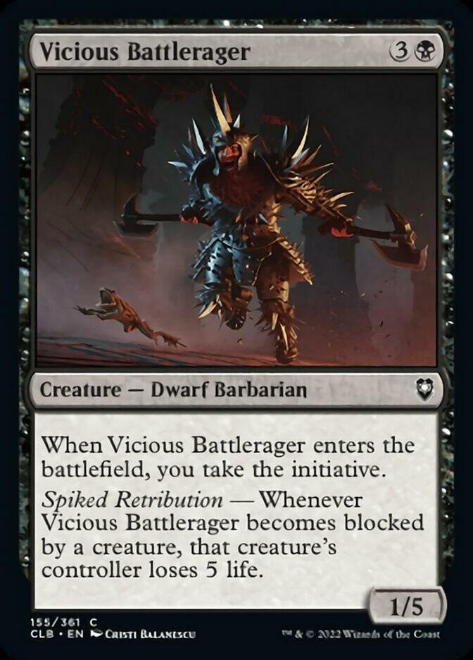 Vicious Battlerager [Commander Legends: Battle for Baldur's Gate] | Magic Magpie