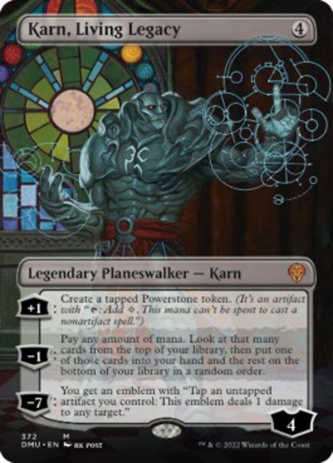 Karn, Living Legacy (Borderless) [Dominaria United] | Magic Magpie