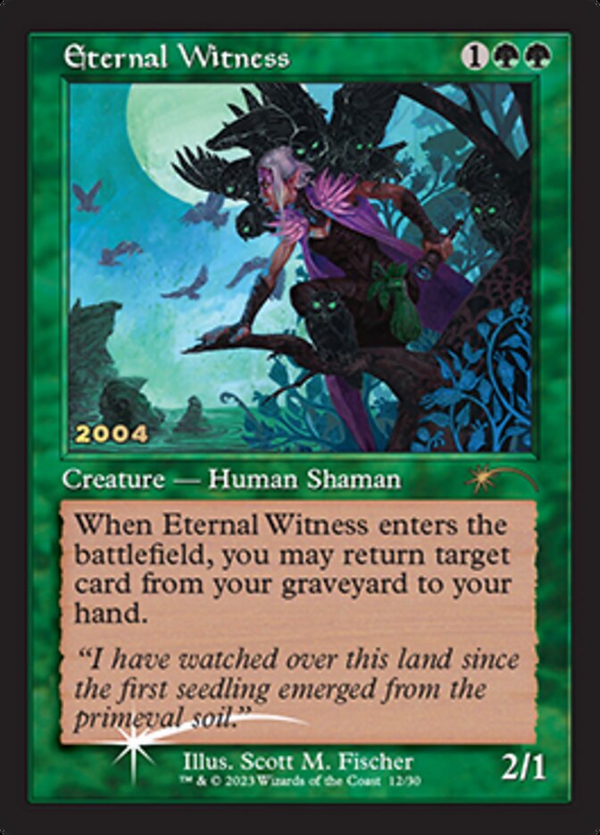 Eternal Witness [30th Anniversary Promos] | Magic Magpie