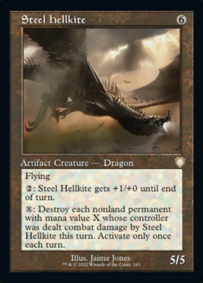 Steel Hellkite (Retro) [The Brothers' War Commander] | Magic Magpie