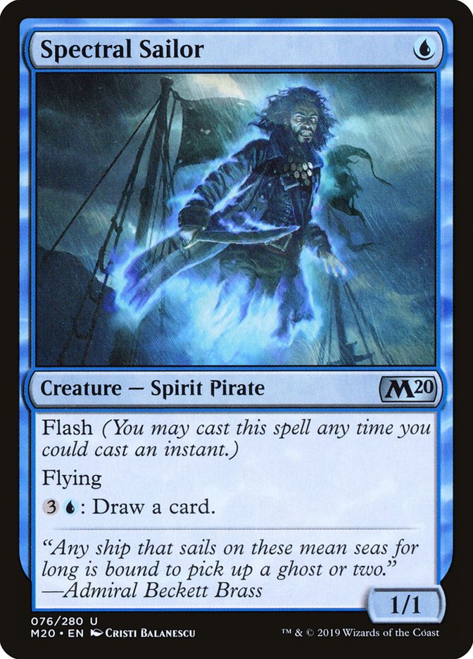 Spectral Sailor [Core Set 2020] | Magic Magpie