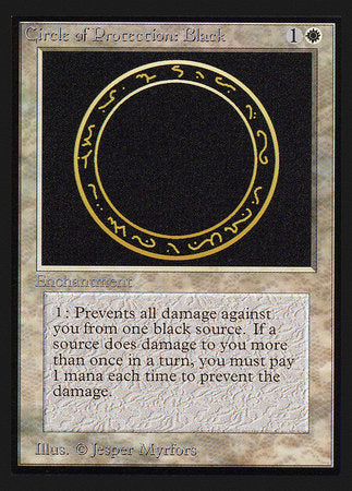 Circle of Protection: Black (IE) [Intl. Collectors’ Edition] | Magic Magpie
