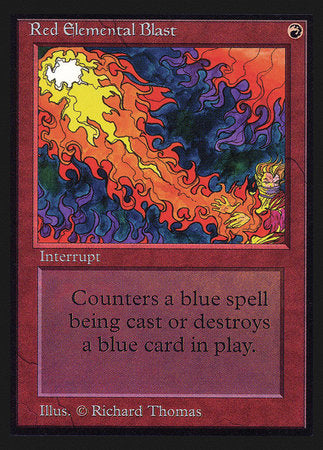 Red Elemental Blast (IE) [Intl. Collectors’ Edition] | Magic Magpie