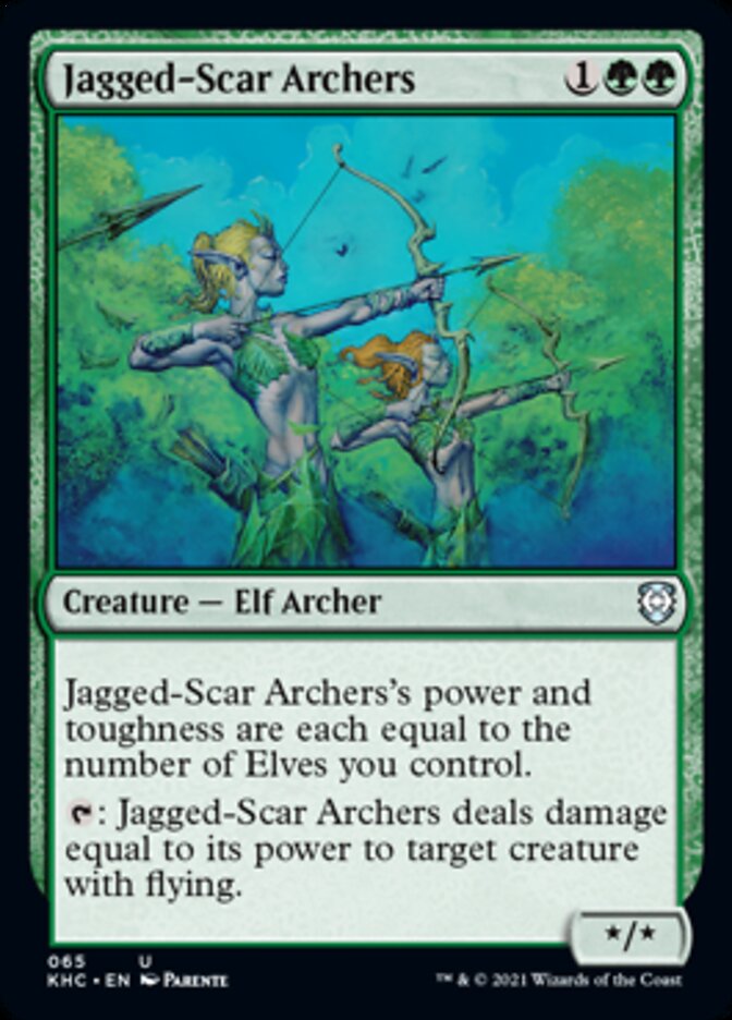 Jagged-Scar Archers [Kaldheim Commander] | Magic Magpie