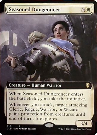 Seasoned Dungeoneer (Extended Art) [Commander Legends: Battle for Baldur's Gate] | Magic Magpie