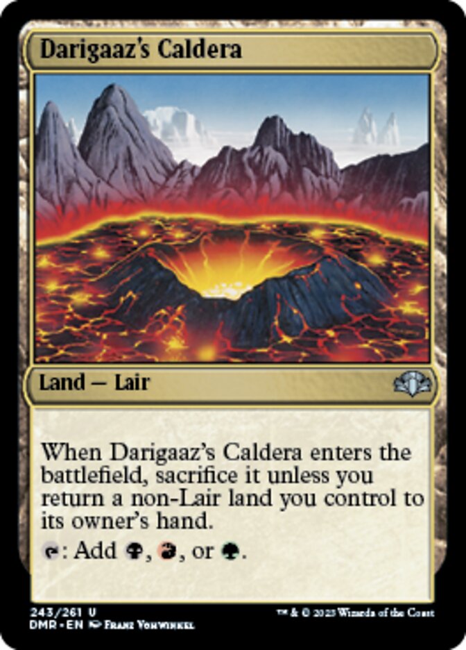 Darigaaz's Caldera [Dominaria Remastered] | Magic Magpie