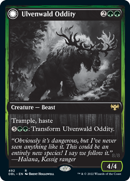 Ulvenwald Oddity // Ulvenwald Behemoth [Innistrad: Double Feature] | Magic Magpie
