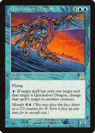 Quicksilver Dragon [Onslaught] | Magic Magpie