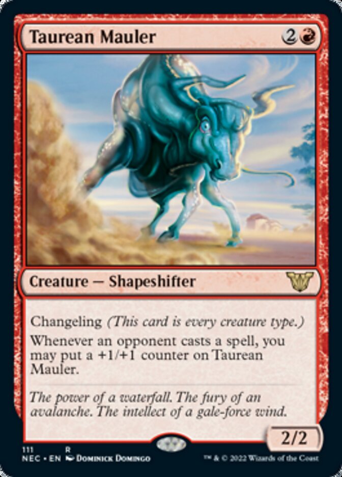 Taurean Mauler [Kamigawa: Neon Dynasty Commander] | Magic Magpie