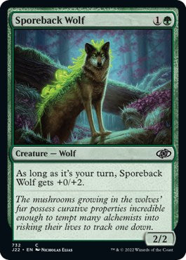 Sporeback Wolf [Jumpstart 2022] | Magic Magpie