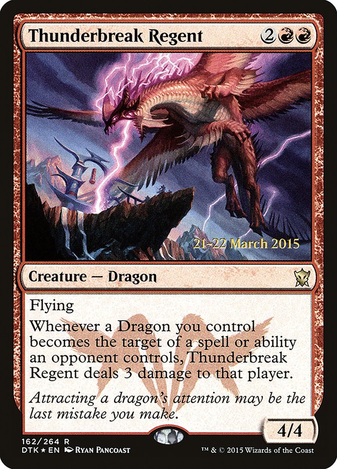 Thunderbreak Regent  [Dragons of Tarkir Prerelease Promos] | Magic Magpie