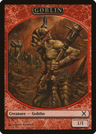 Goblin Token [Tenth Edition Tokens] | Magic Magpie