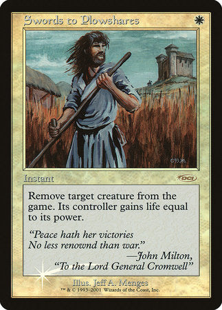 Swords to Plowshares [Friday Night Magic 2001] | Magic Magpie