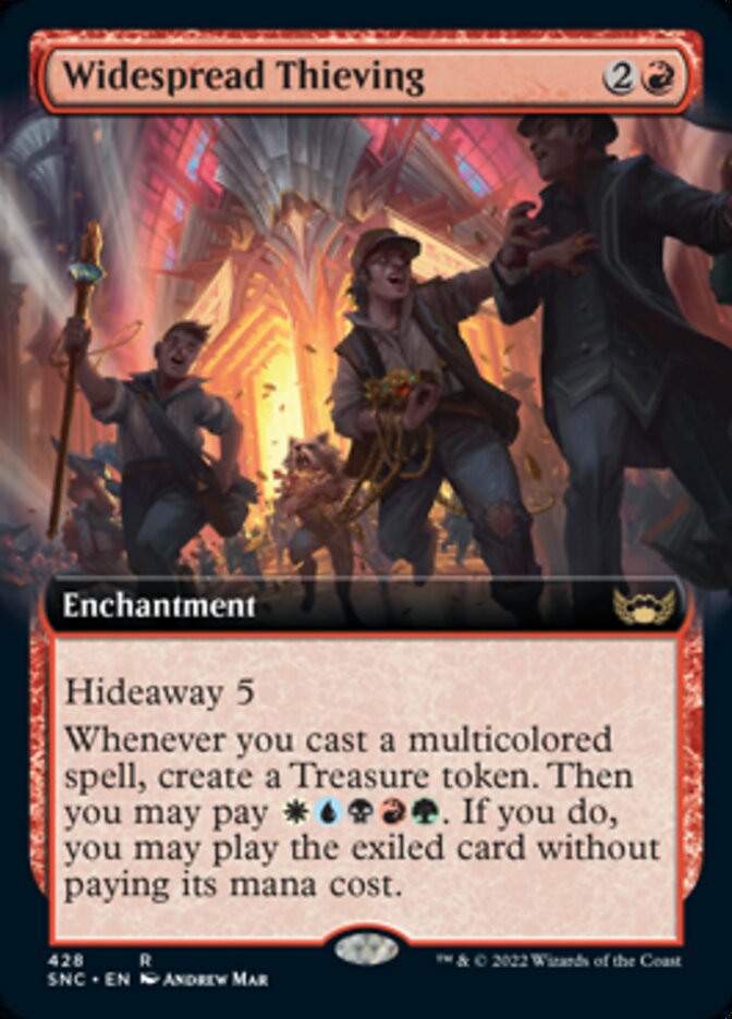 Widespread Thieving (Extended Art) [Streets of New Capenna] | Magic Magpie