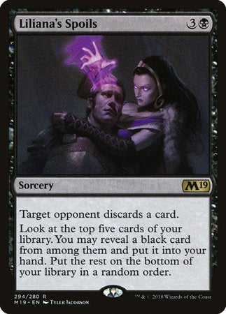 Liliana's Spoils [Core Set 2019] | Magic Magpie