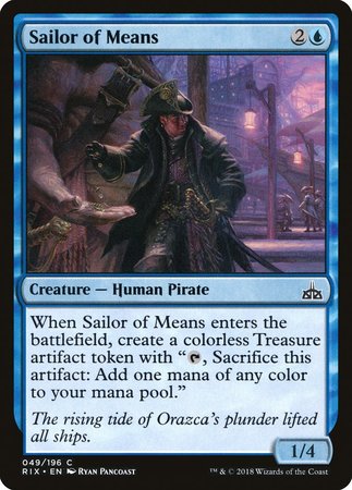 Sailor of Means [Rivals of Ixalan] | Magic Magpie