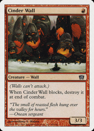 Cinder Wall [Eighth Edition] | Magic Magpie