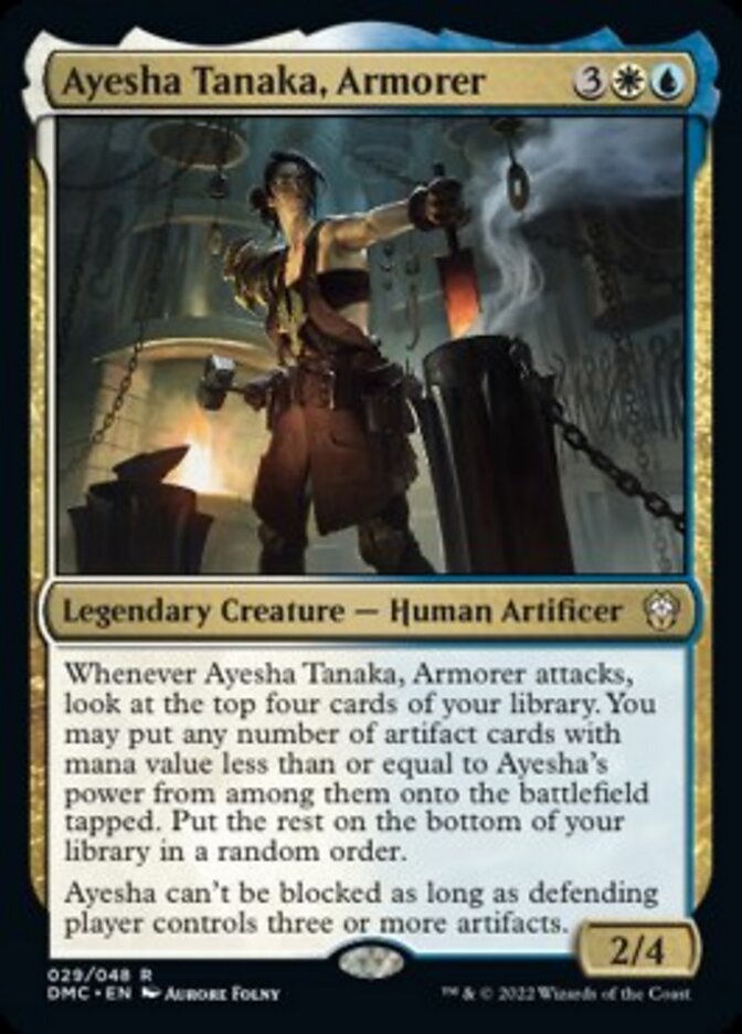 Ayesha Tanaka, Armorer [Dominaria United Commander] | Magic Magpie