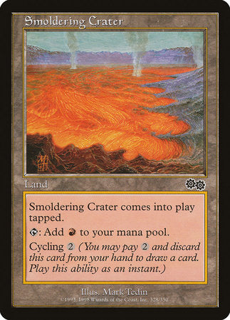 Smoldering Crater [Urza's Saga] | Magic Magpie