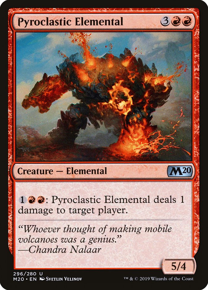 Pyroclastic Elemental [Core Set 2020] | Magic Magpie