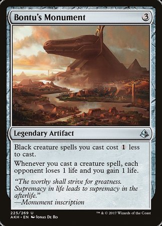 Bontu's Monument [Amonkhet] | Magic Magpie