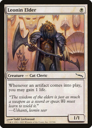 Leonin Elder [Mirrodin] | Magic Magpie