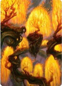 Grove of the Burnwillows Art Card [Zendikar Rising Art Series] | Magic Magpie