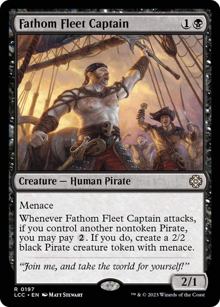 Fathom Fleet Captain [The Lost Caverns of Ixalan Commander] | Magic Magpie