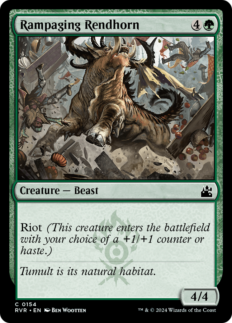 Rampaging Rendhorn [Ravnica Remastered] | Magic Magpie