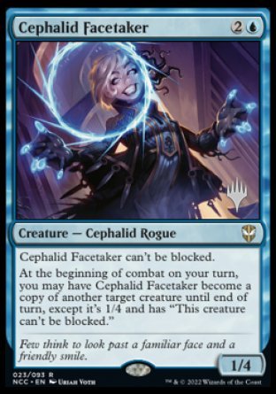 Cephalid Facetaker (Promo Pack) [Streets of New Capenna Commander Promos] | Magic Magpie