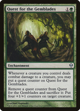 Quest for the Gemblades [Zendikar] | Magic Magpie