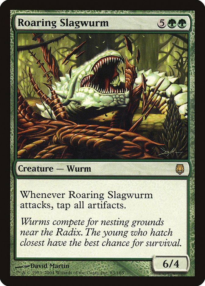 Roaring Slagwurm [Darksteel] | Magic Magpie