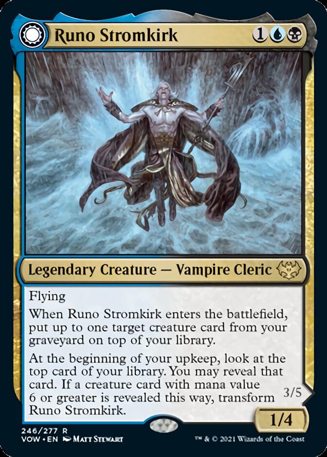 Runo Stromkirk // Krothuss, Lord of the Deep [Innistrad: Crimson Vow] | Magic Magpie