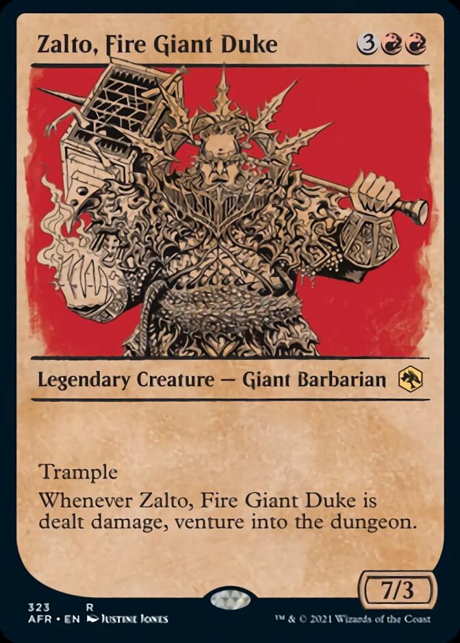 Zalto, Fire Giant Duke (Showcase) [Dungeons & Dragons: Adventures in the Forgotten Realms] | Magic Magpie