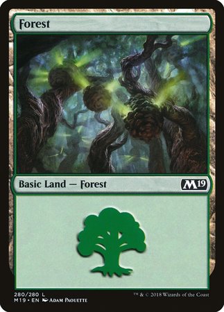 Forest (280) [Core Set 2019] | Magic Magpie