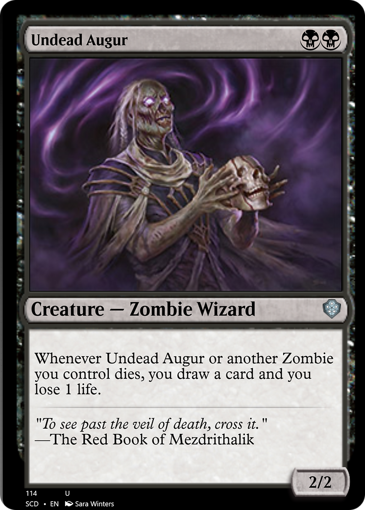 Undead Augur [Starter Commander Decks] | Magic Magpie