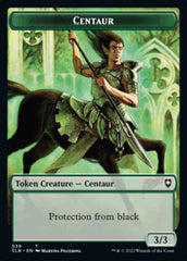 Horror // Centaur Double-sided Token [Commander Legends: Battle for Baldur's Gate Tokens] | Magic Magpie