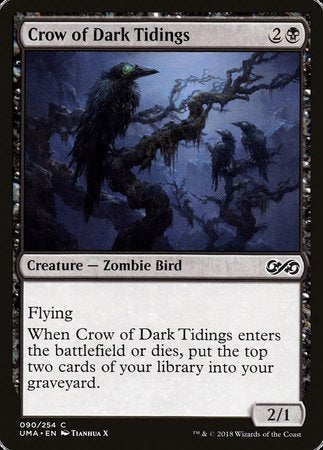 Crow of Dark Tidings [Ultimate Masters] | Magic Magpie